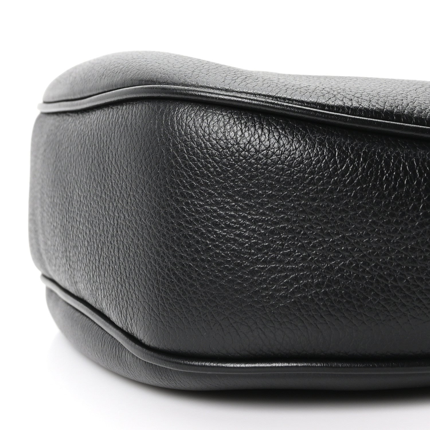 Supple Calfskin Cuir Triomphe Small Heloise Shoulder Bag Black