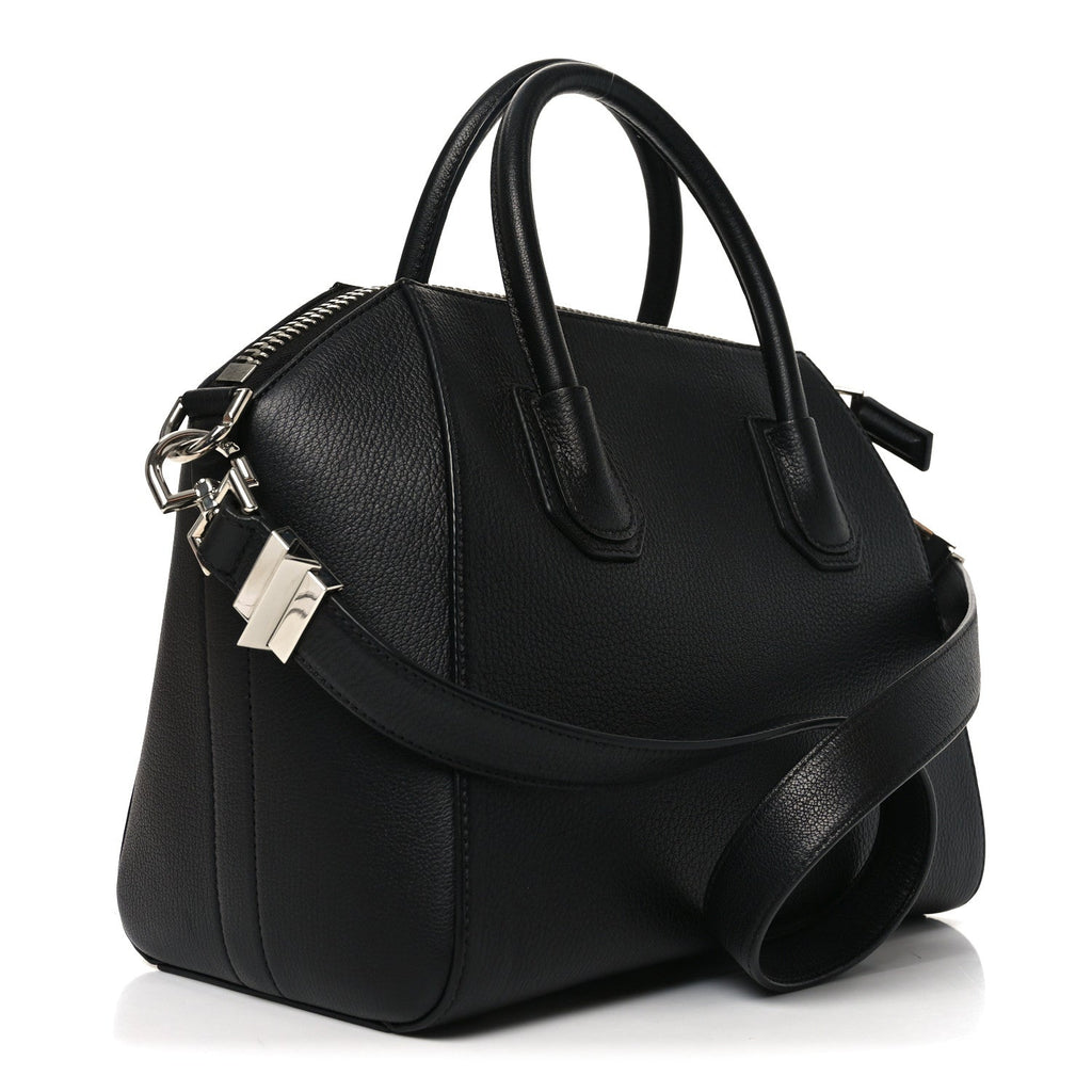 Sugar Goatskin Small Antigona Black