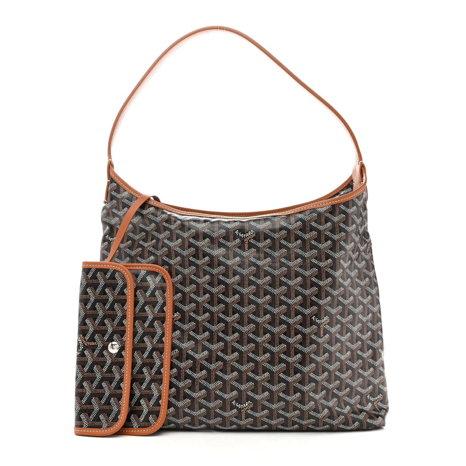 Goyardine Boheme Hobo Black Gold