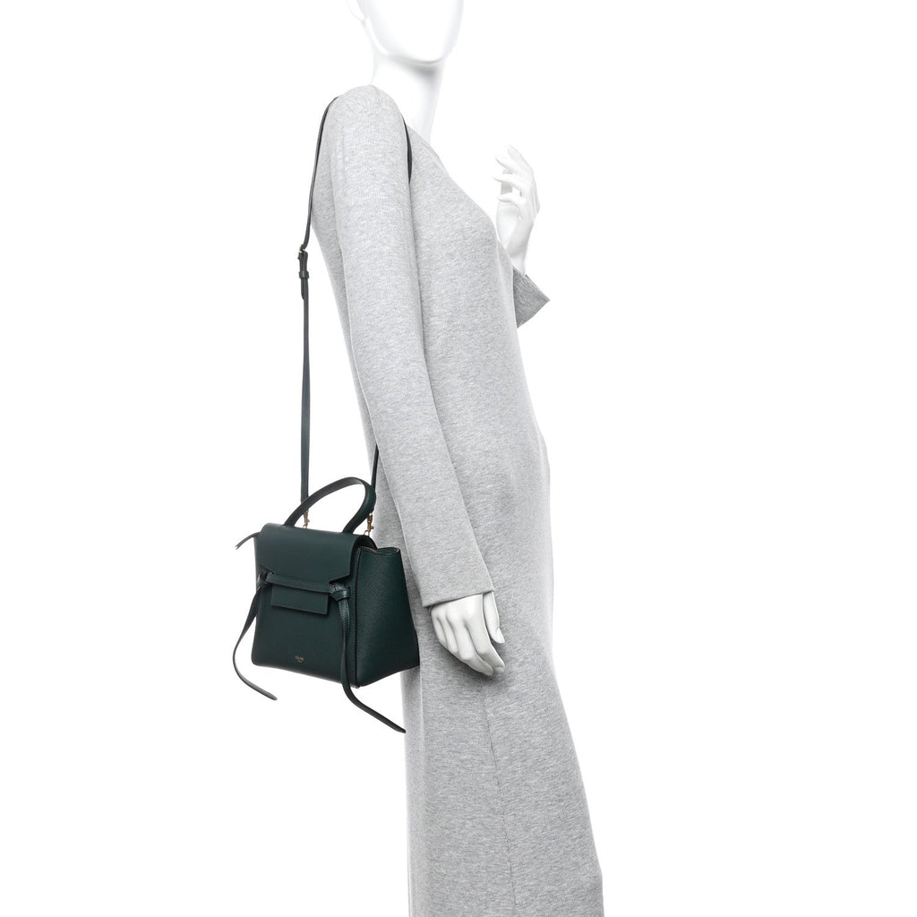 Grained Calfskin Nano Belt Bag Amazone