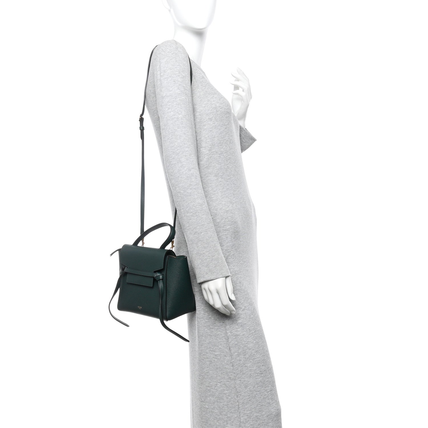 Grained Calfskin Nano Belt Bag Amazone
