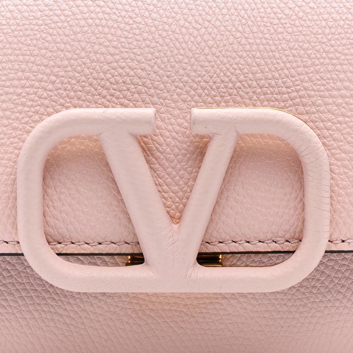 Grainy Calfskin VSling Belt Bag Rose Quartz