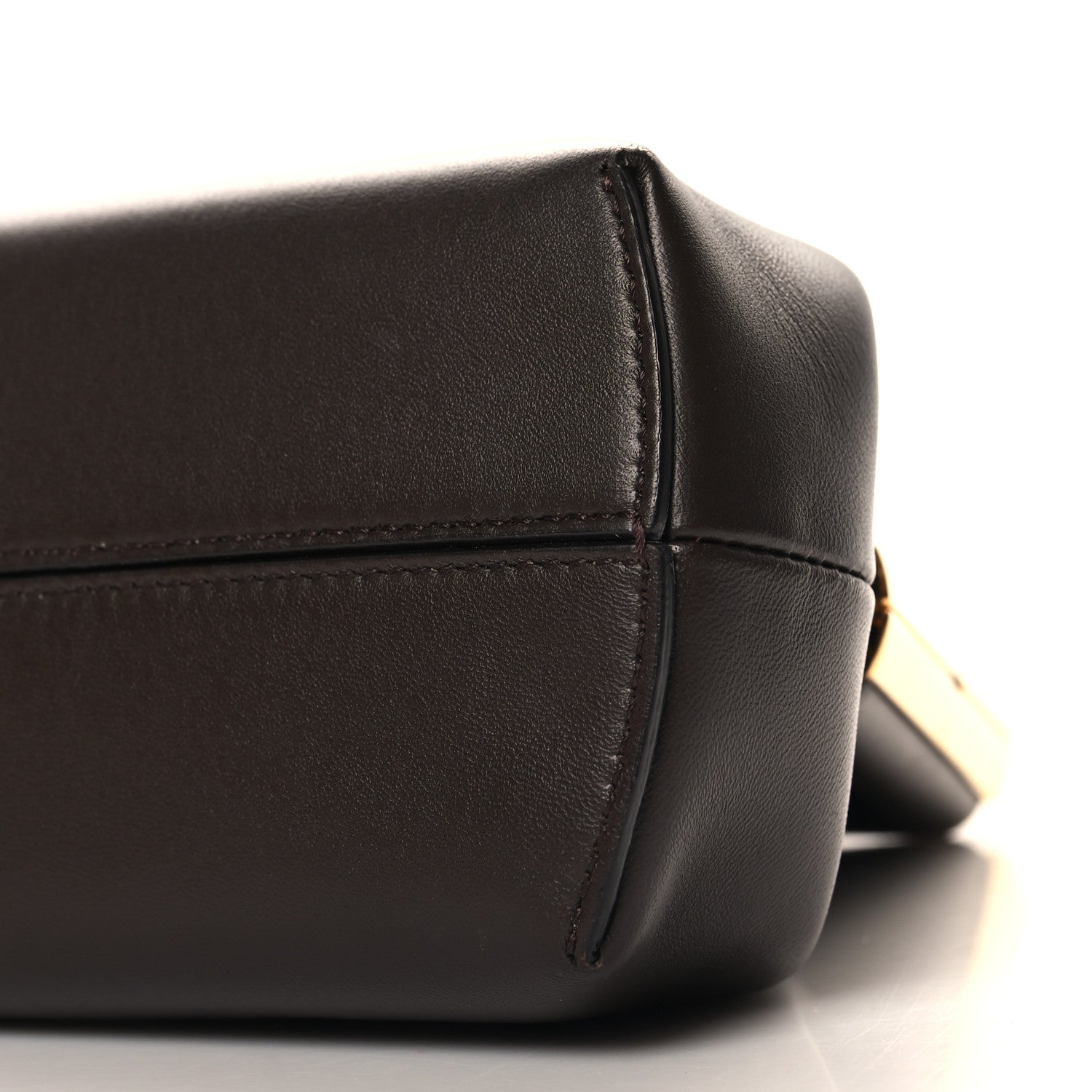 Shiny Nappa Small Fendi First Chocolate