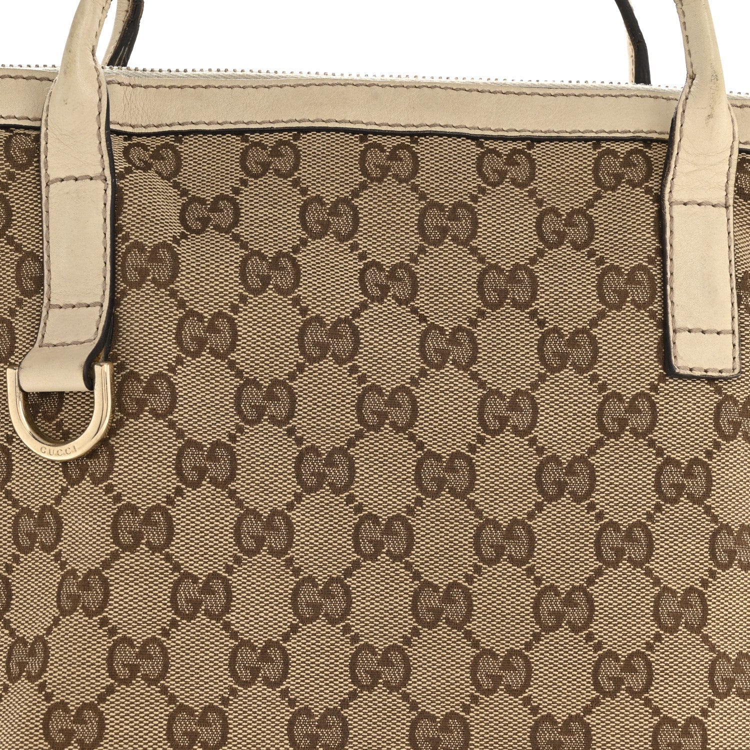 Monogram Medium New Britt Hobo Tote Off White