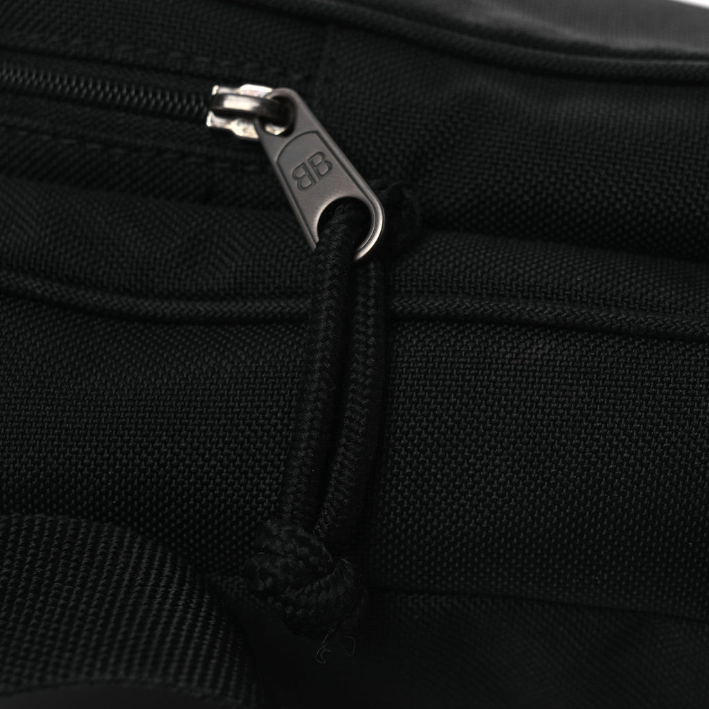 Nylon Logo Explorer Crossbody Messenger Bag Black