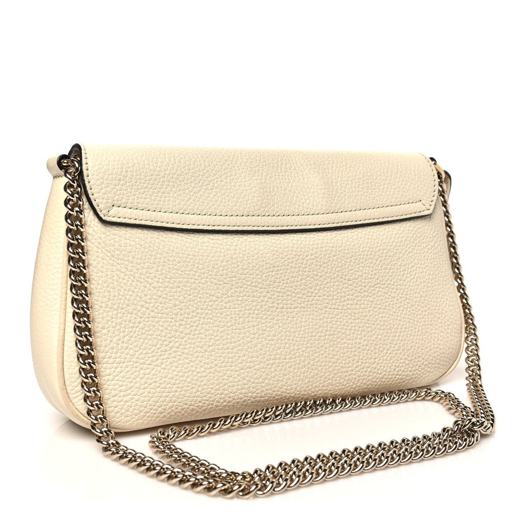 Cellarius Calfskin Medium Soho Flap Crossbody Ivoire