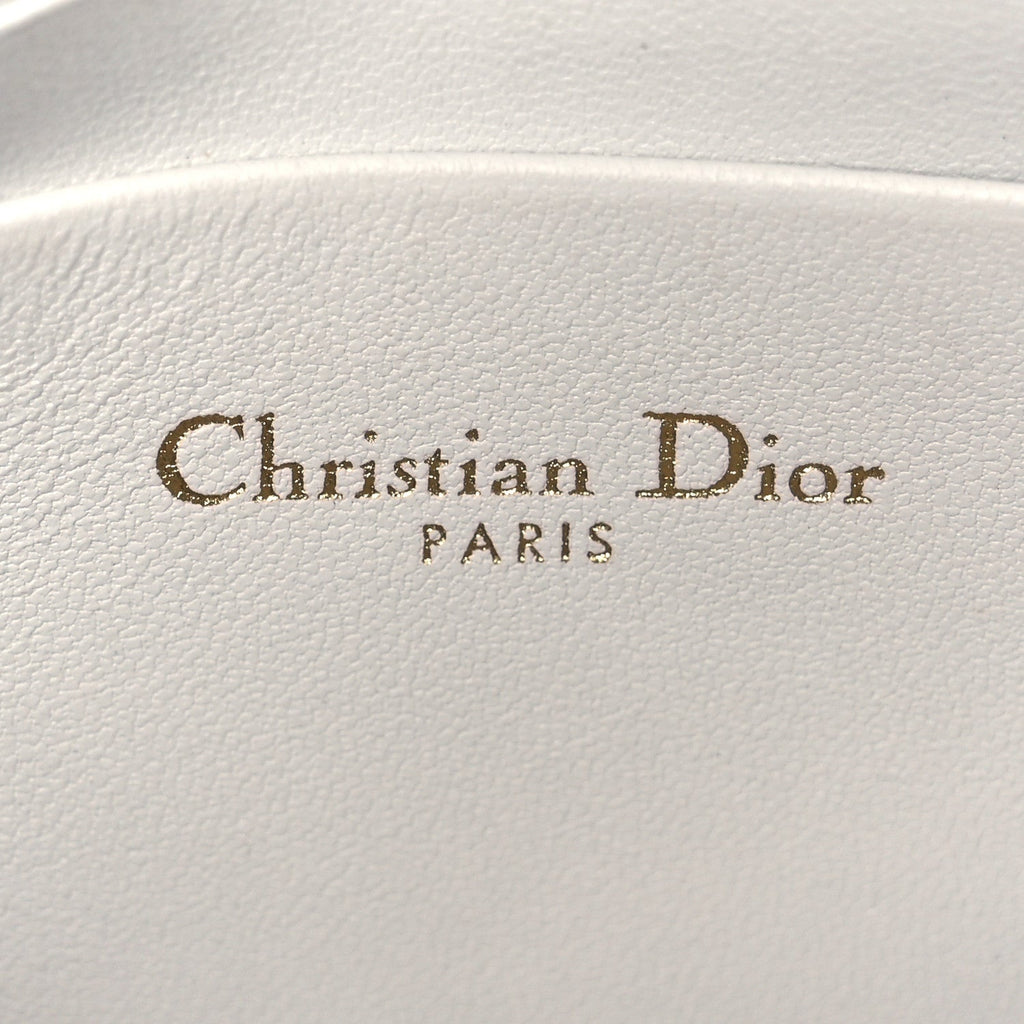 Calfskin Le Coeur Des Papillons Mini My Dior Bag White Multicolor