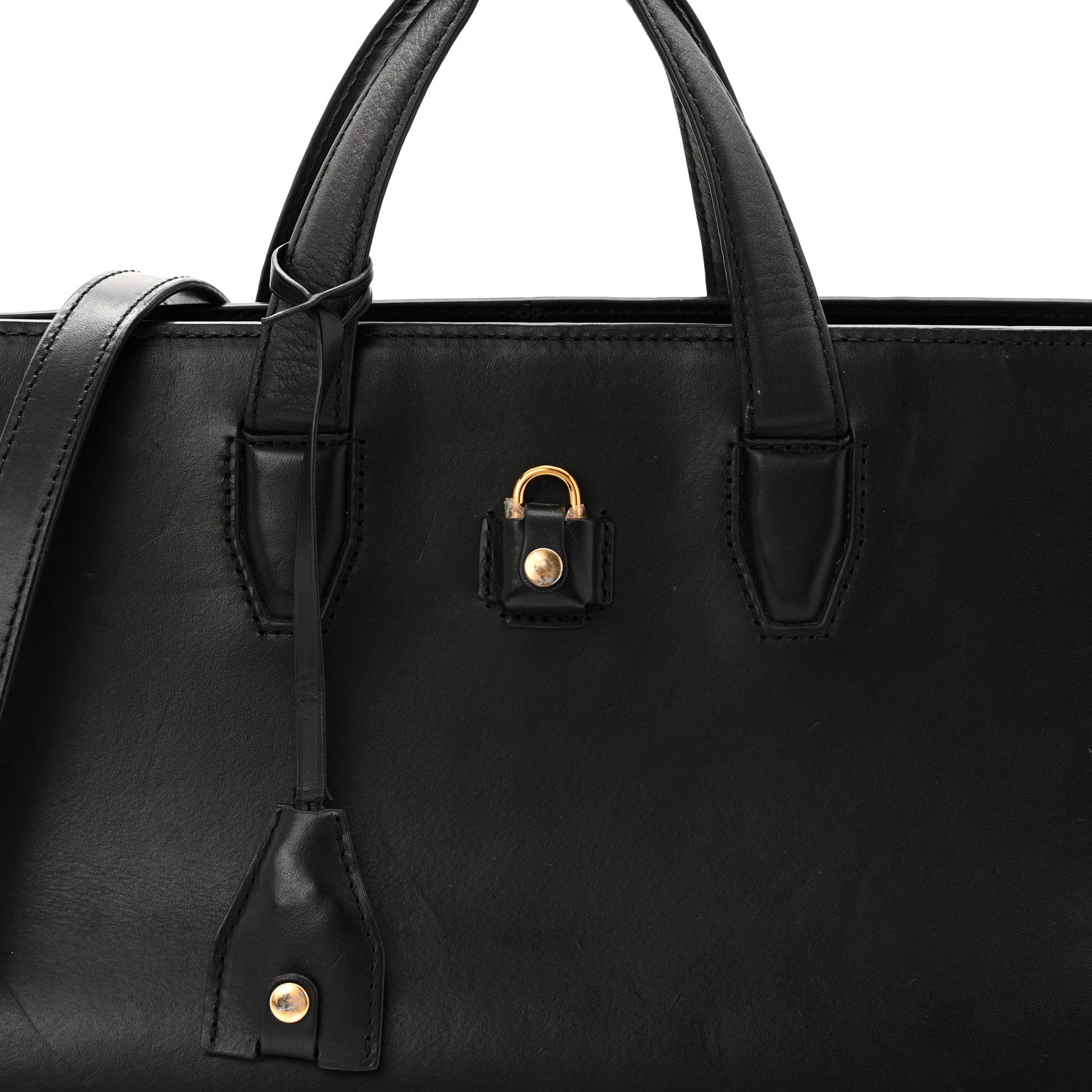 Calfskin Pelican Satchel Black