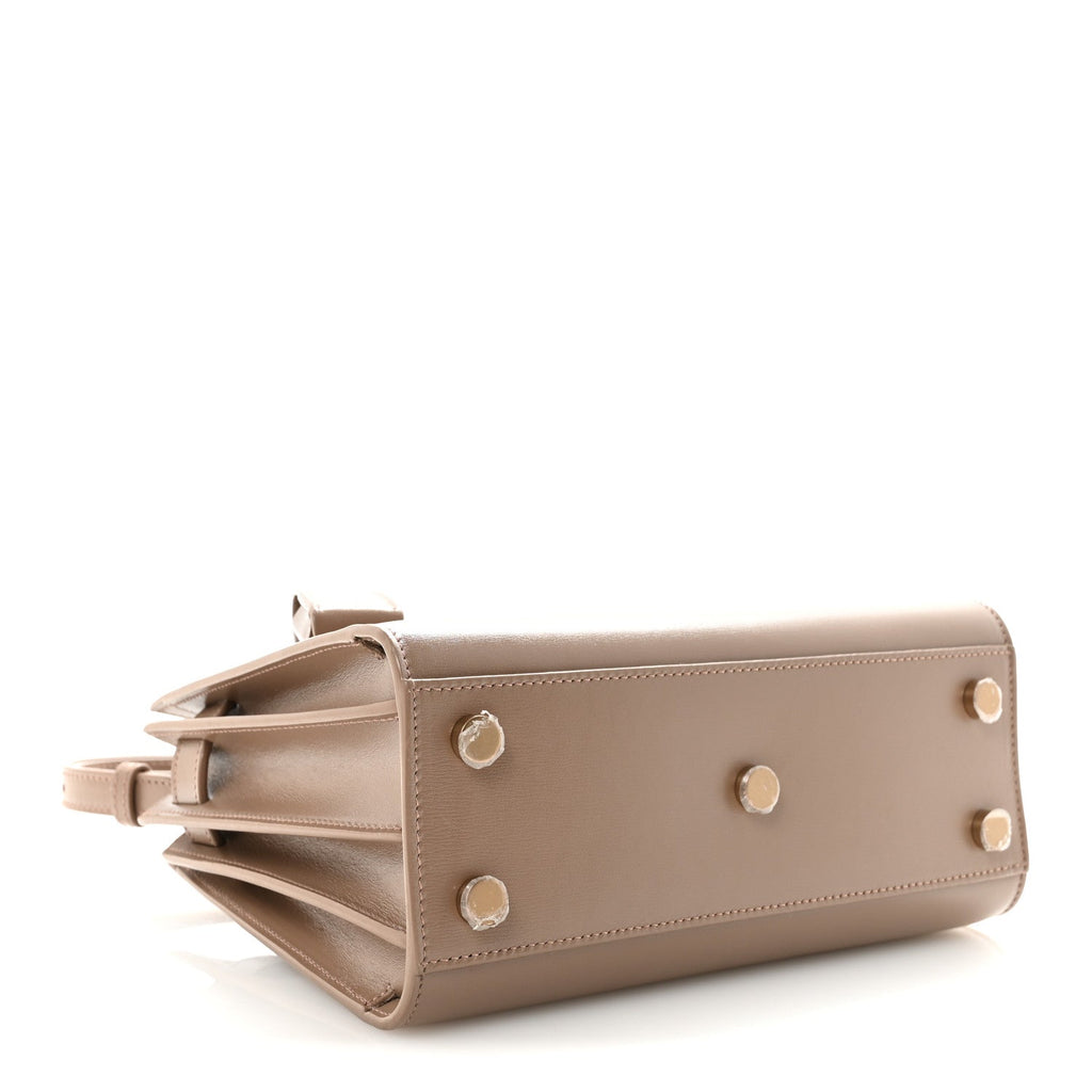 Calfskin Nano Sac De Jour Dark Beige