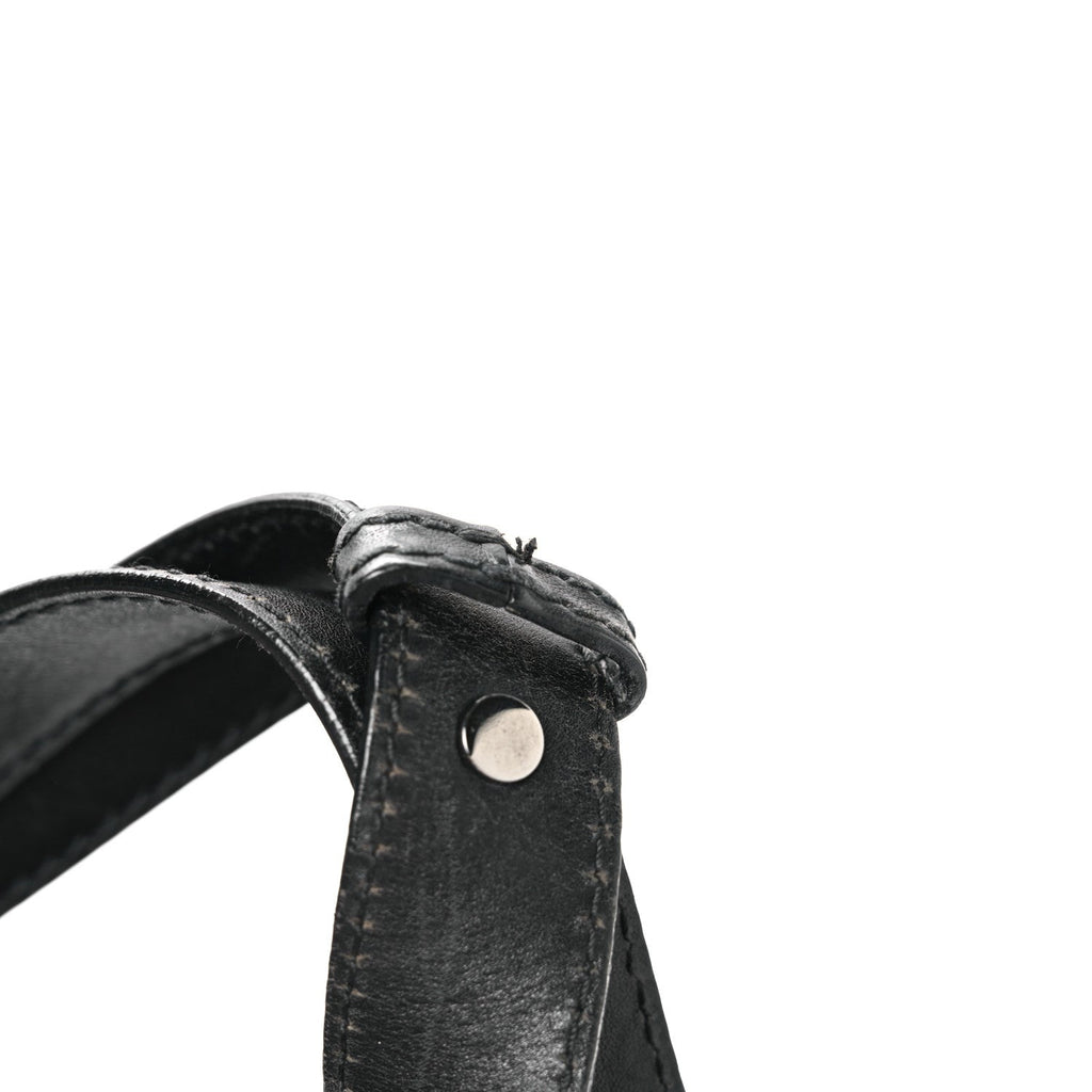 Monogram Piston Shoulder Bag Black