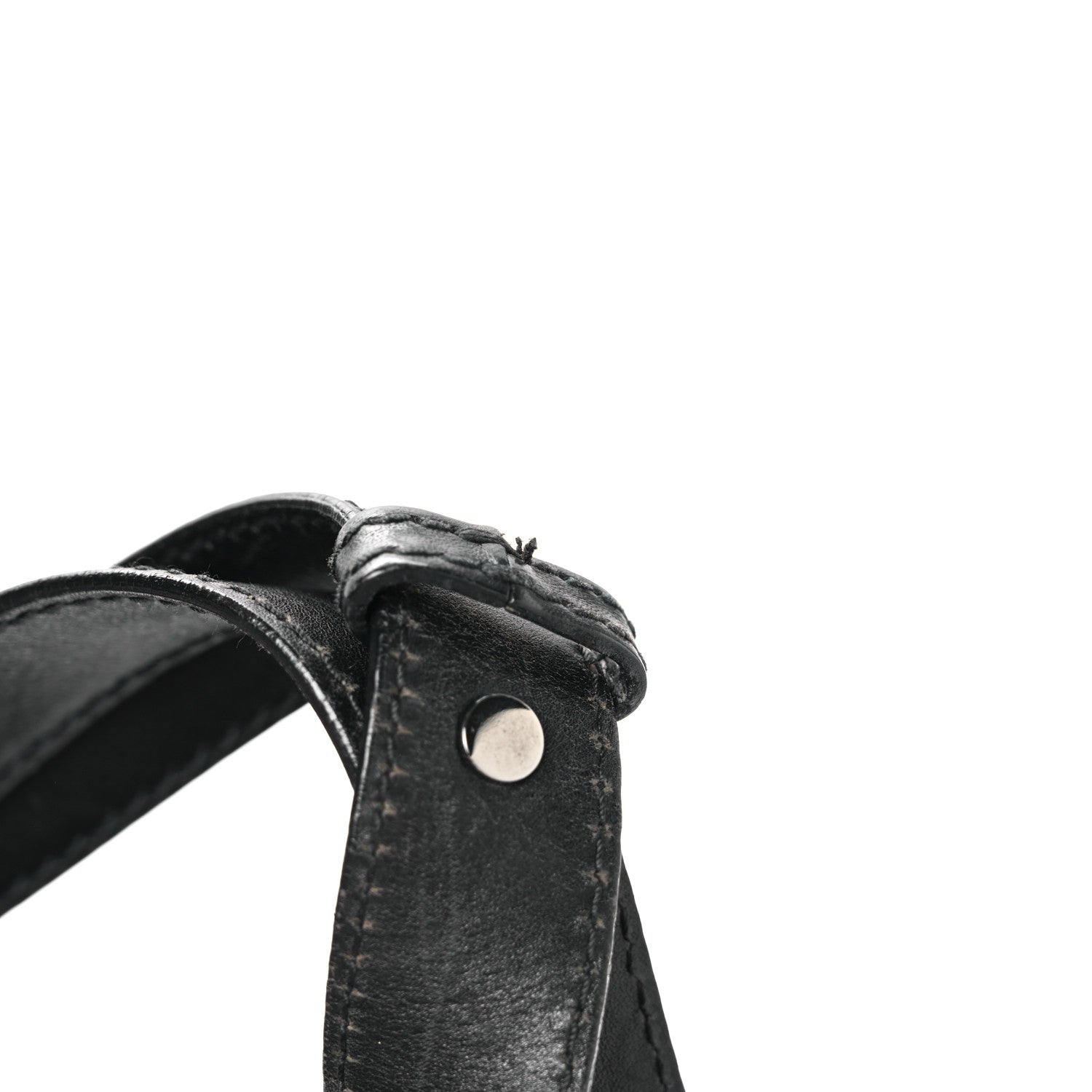 Monogram Piston Shoulder Bag Black