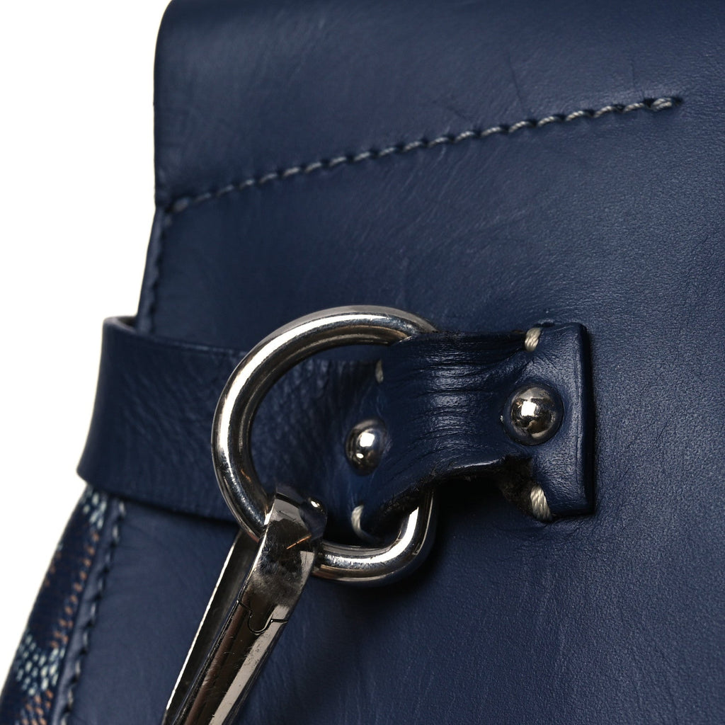 Goyardine Steamer PM Navy Blue
