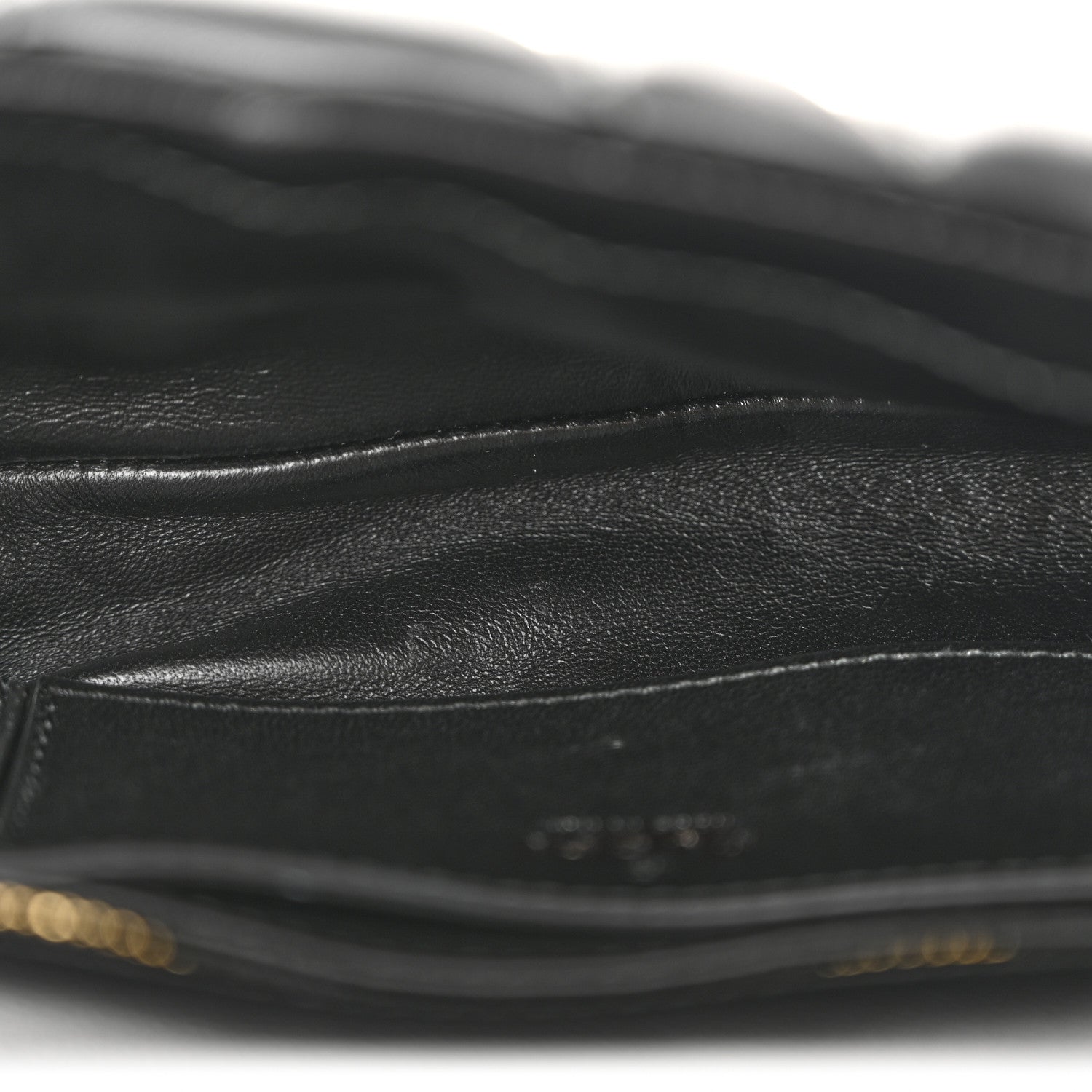 Lambskin Quilted Mini GG Milano Top Handle Shoulder Bag Black