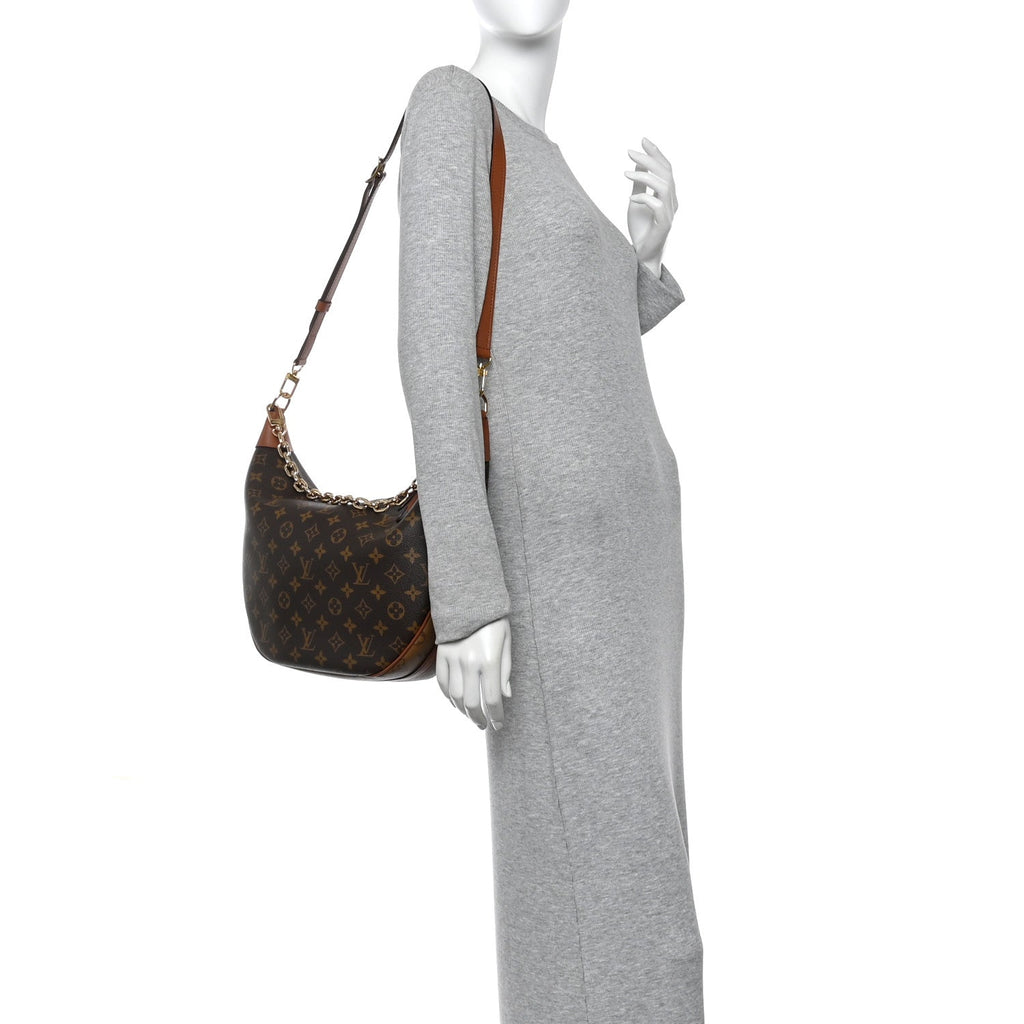 Reverse Monogram Loop Hobo