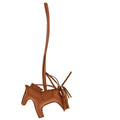 Milo Lambskin Grigri Rodeo Horse Bag Charm PM Gold