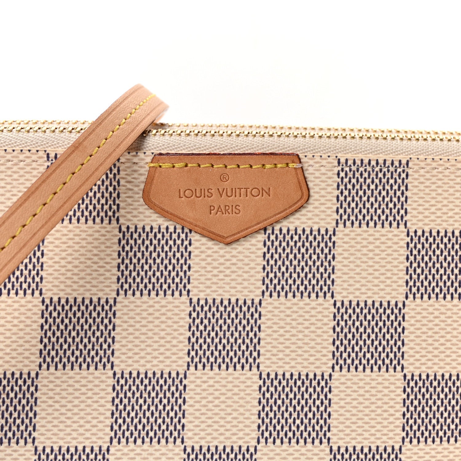 Damier Azur Double Zip Pochette