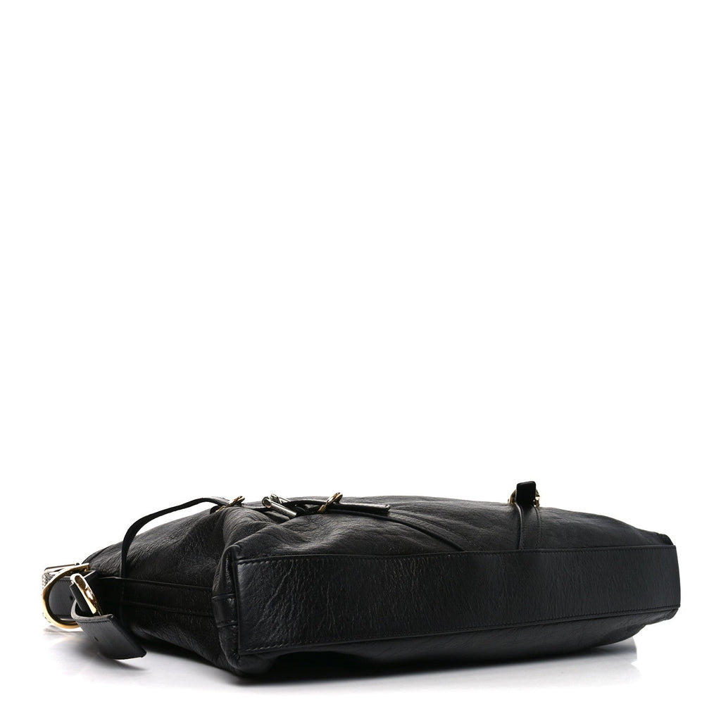 Calfskin Medium Voyou Bag Black