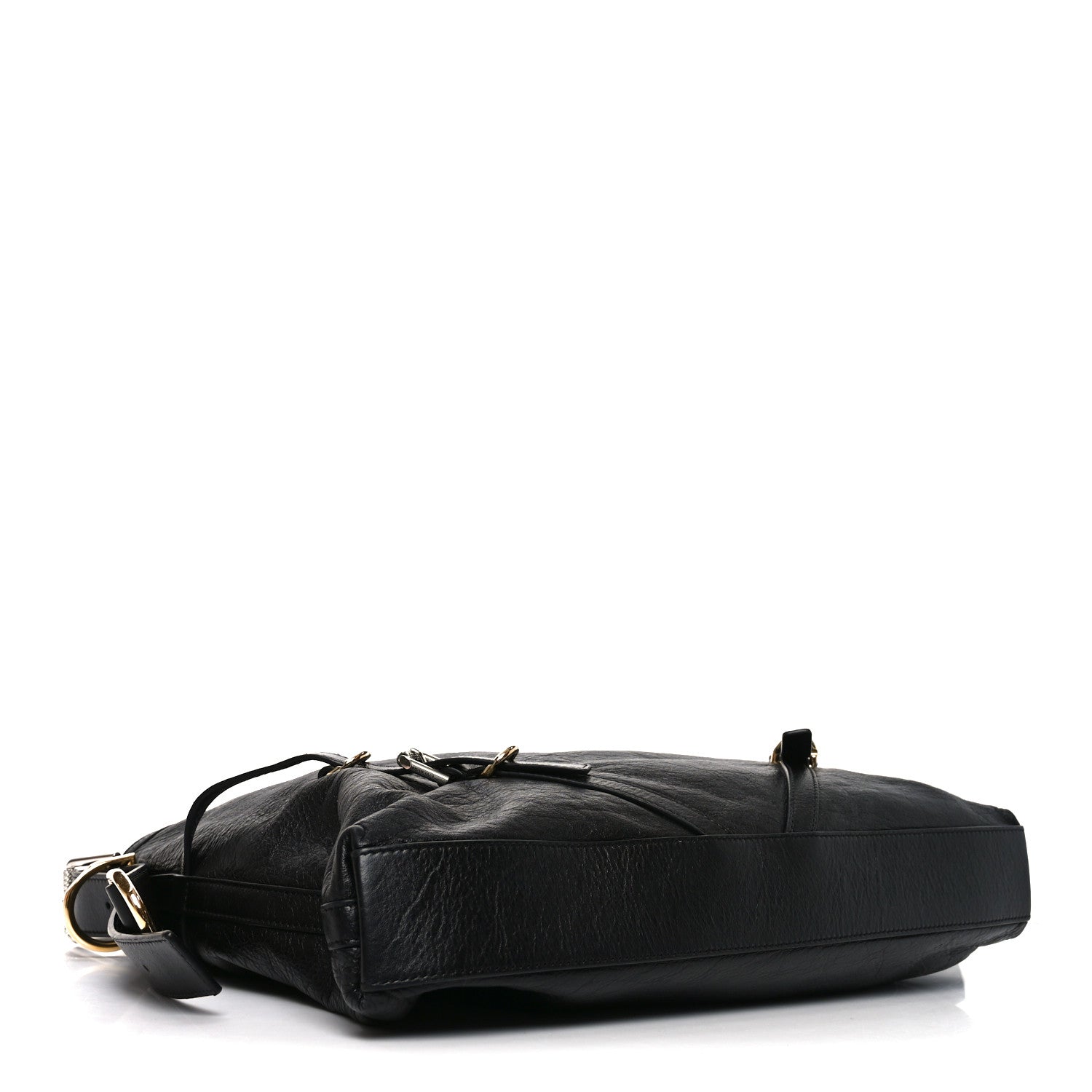 Calfskin Medium Voyou Bag Black