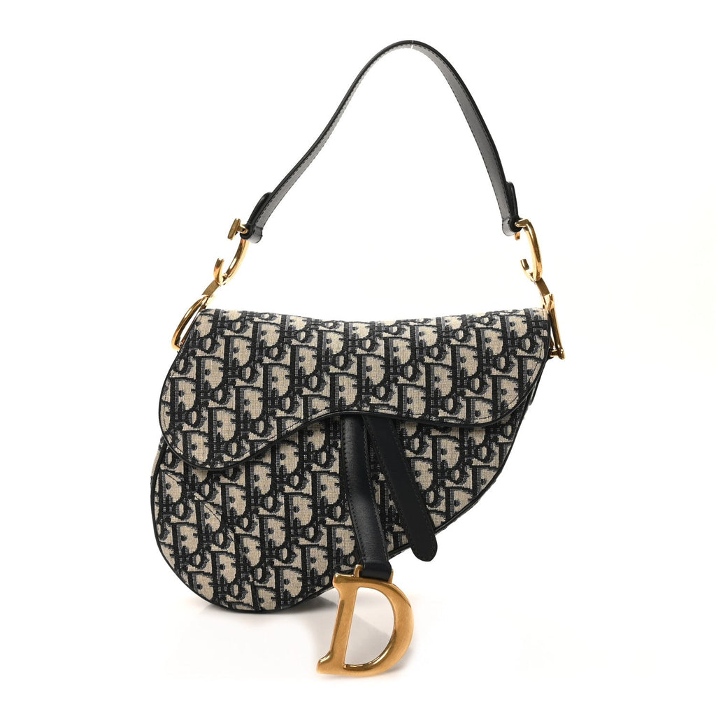 Oblique Saddle Bag Blue