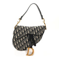 Oblique Saddle Bag Blue