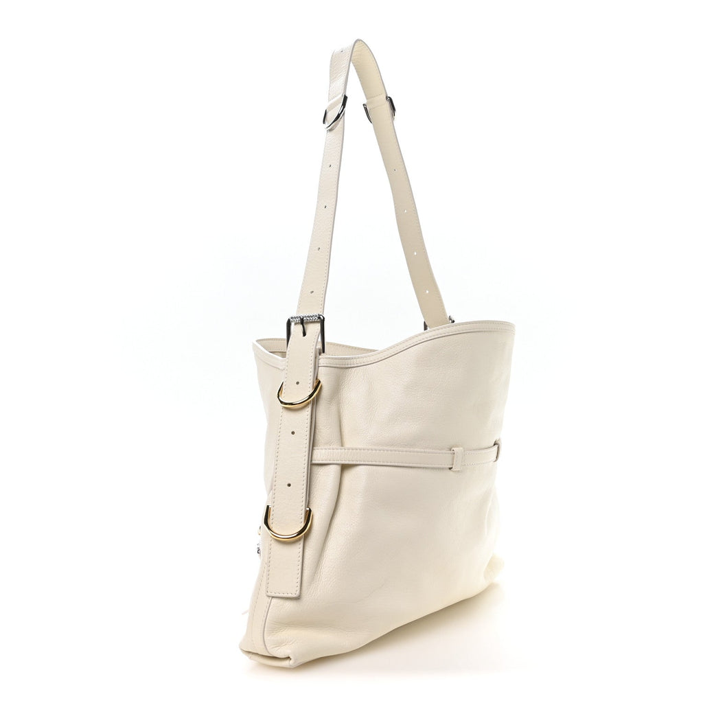 Calfskin Medium Voyou Bag Ivory