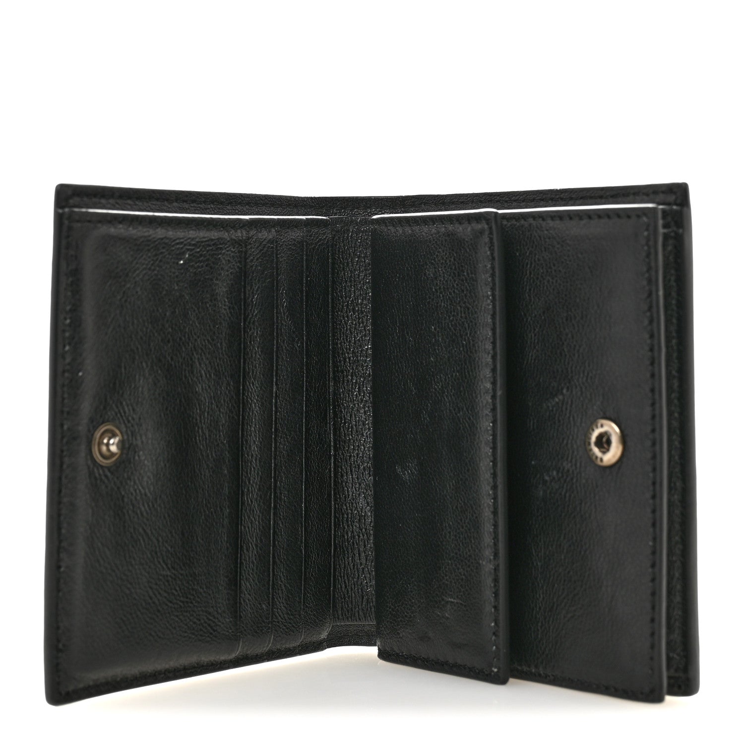 Coated Canvas BB Monogram Allover Logo  Holder Wallet Black Grey White