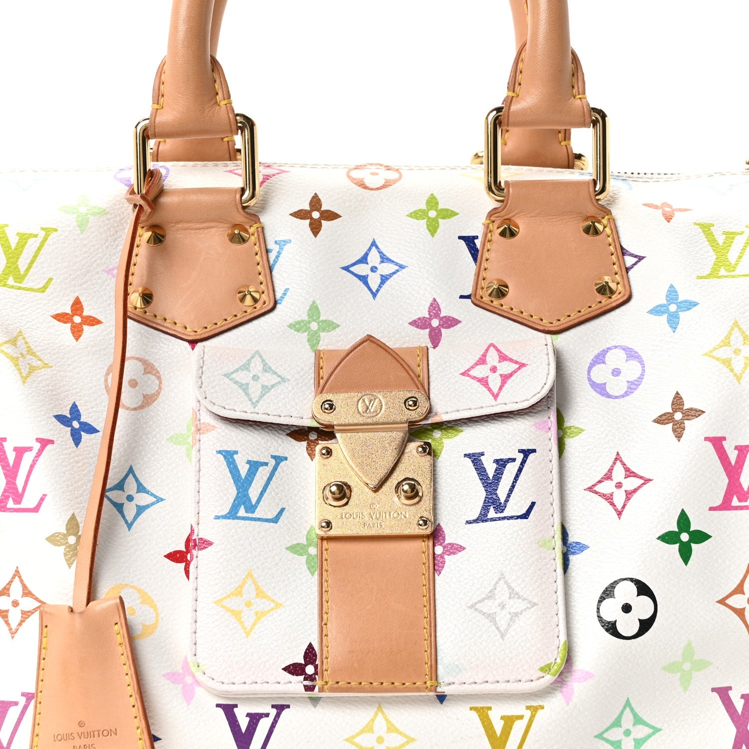 Monogram Multicolor Speedy 30 White