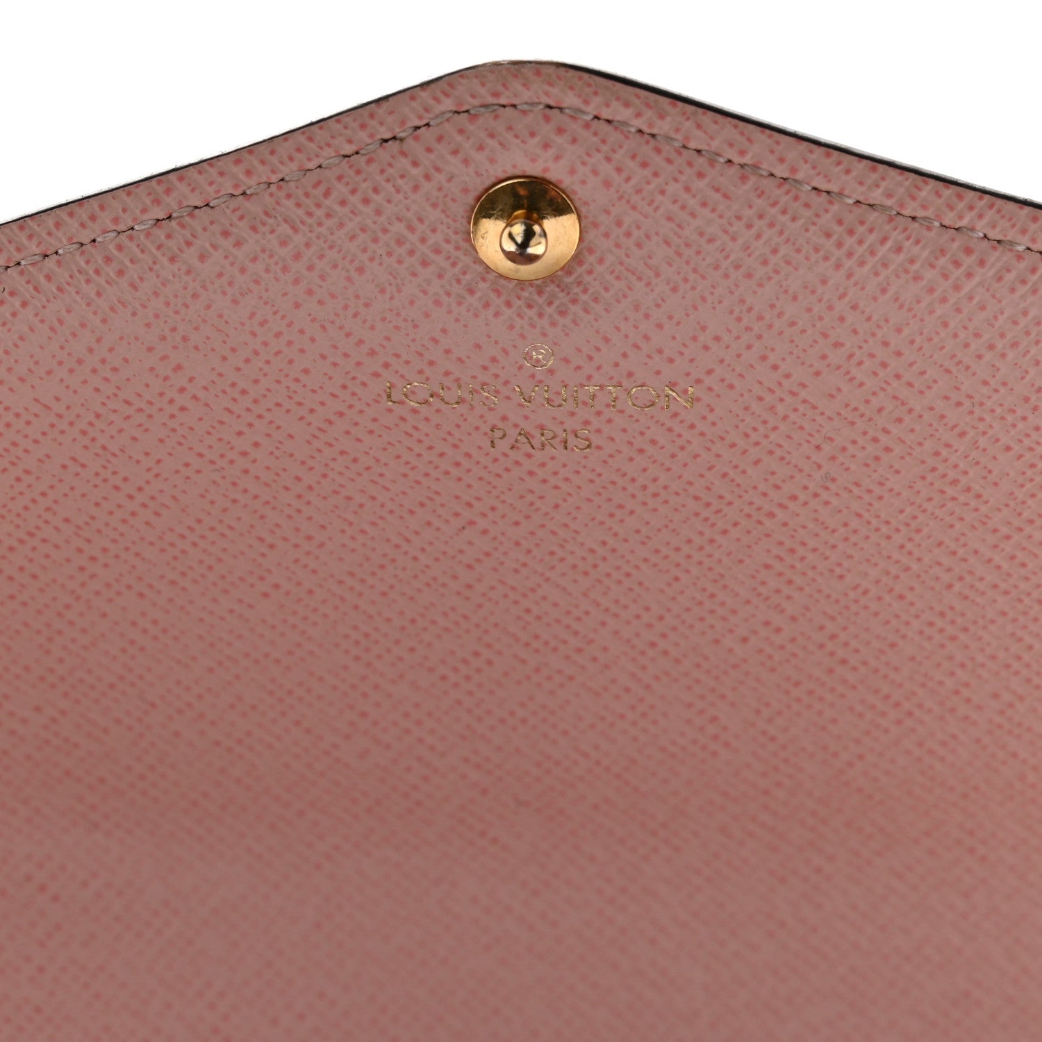 Damier Ebene Sarah Wallet NM Rose Ballerine