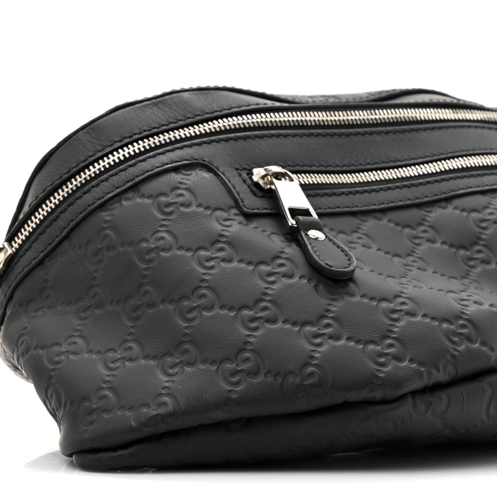 Guccissima Web Belt Bag Black