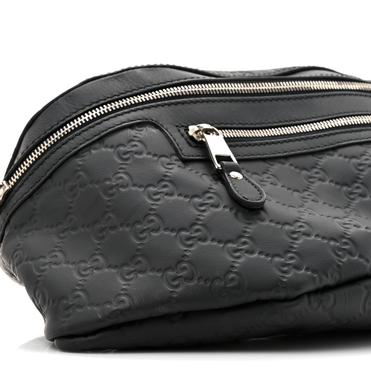 Guccissima Web Belt Bag Black
