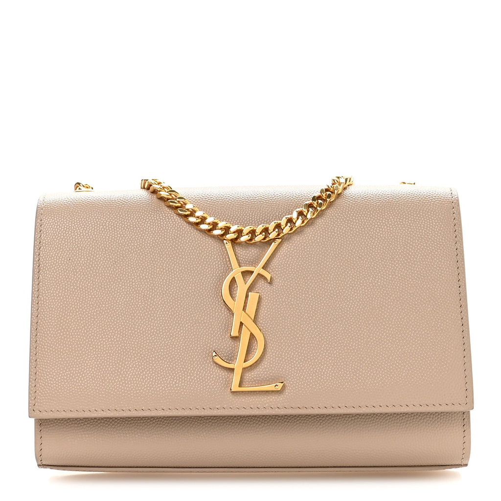 Grain De Poudre Small Monogram Kate Satchel Nude Powder