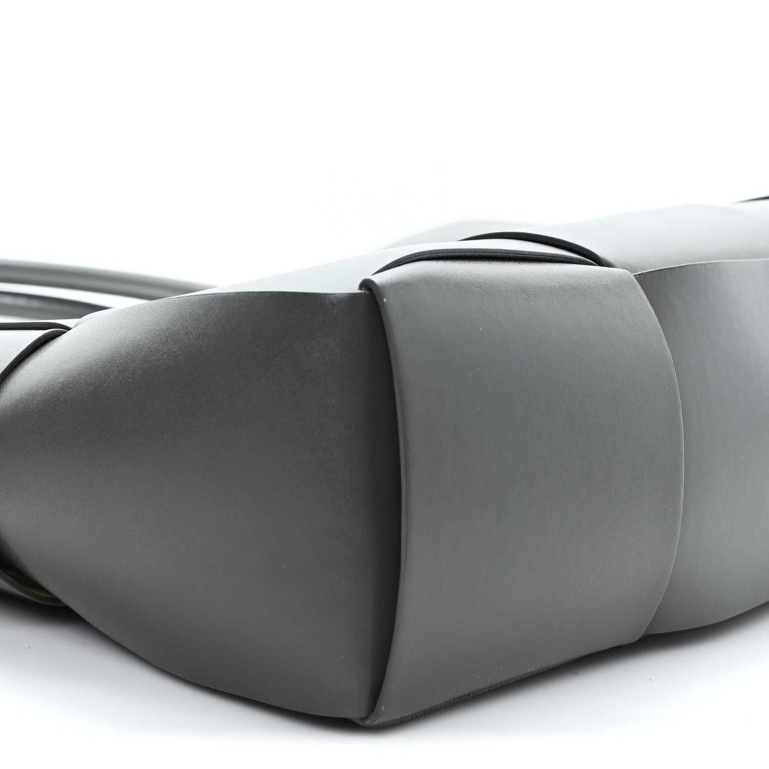 Nappa Maxi Intrecciato Large Arco Tote Grey