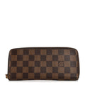 Damier Ebene Clemence Wallet Cherry