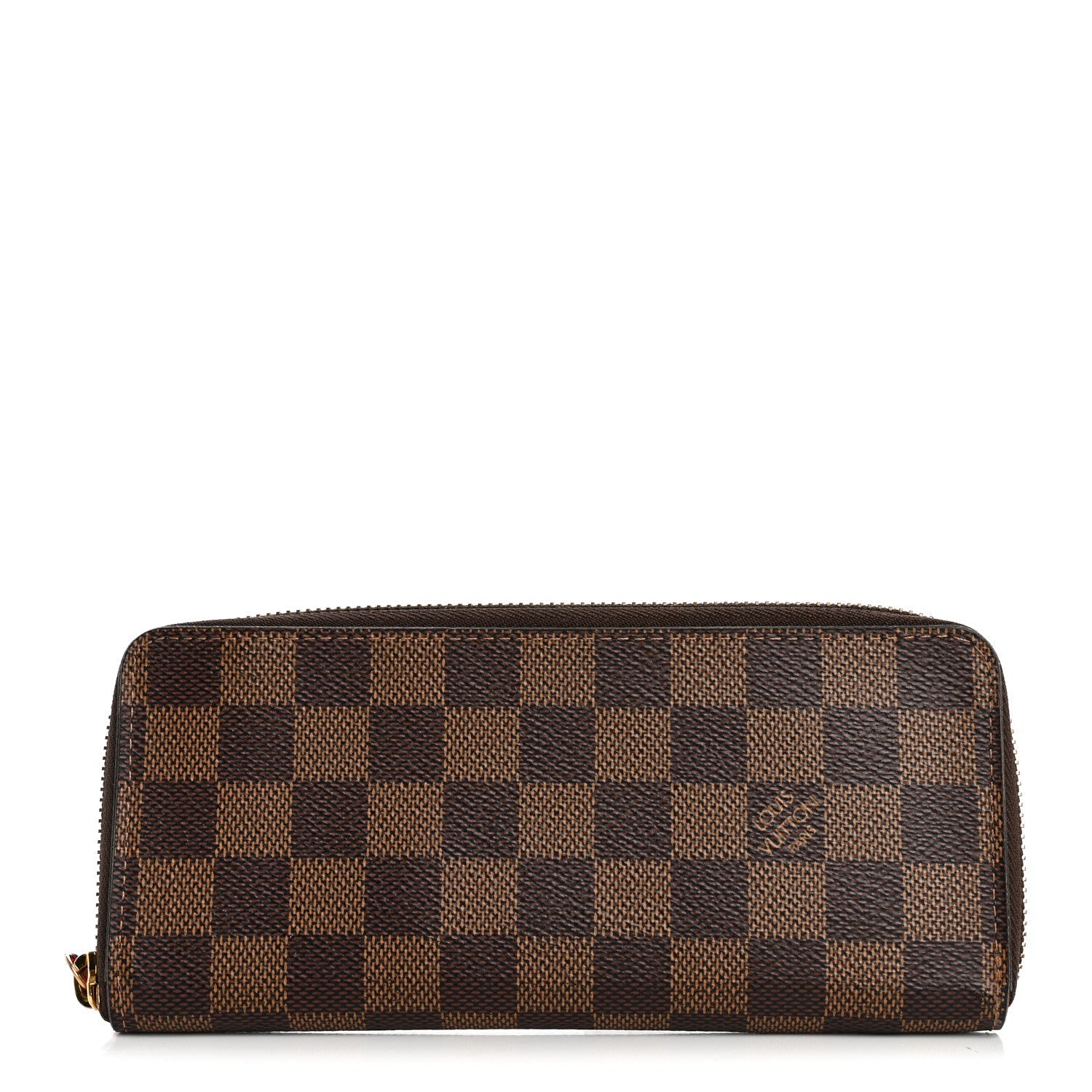 Damier Ebene Clemence Wallet Cherry
