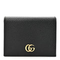 Pebbled Calfskin GG Marmont  Case Black