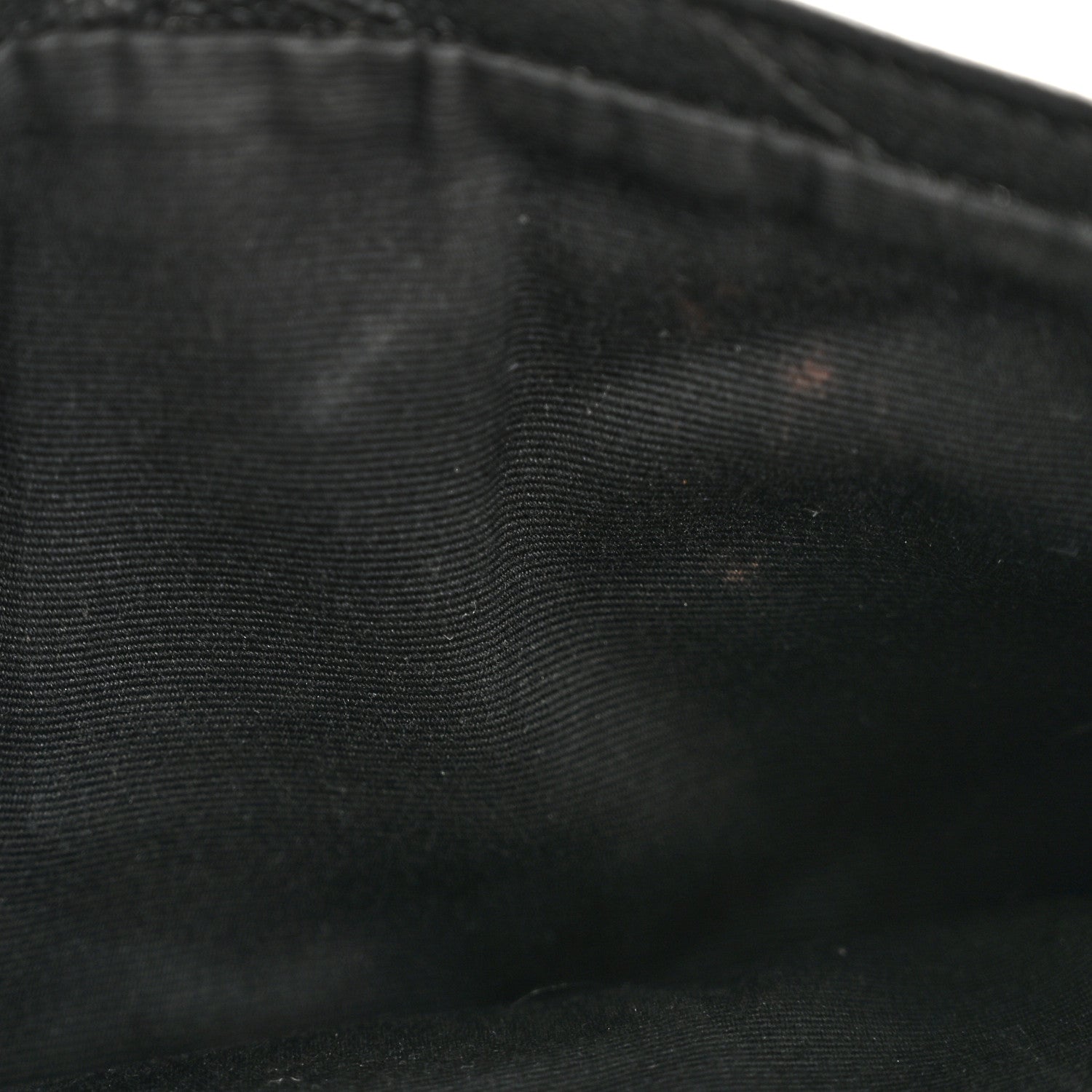 Grain De Poudre Chevron Monogram Bill Pouch Black