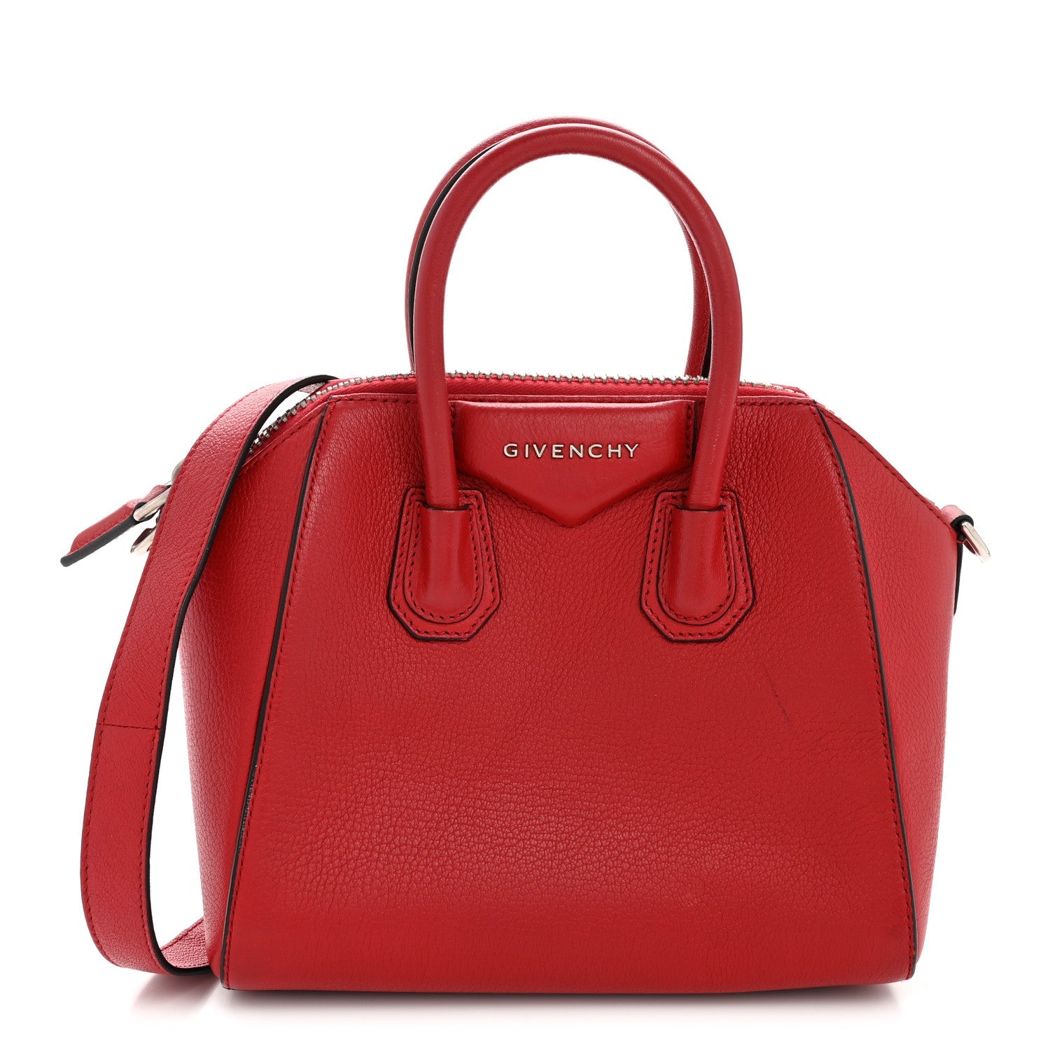 Sugar Goatskin Mini Antigona Red