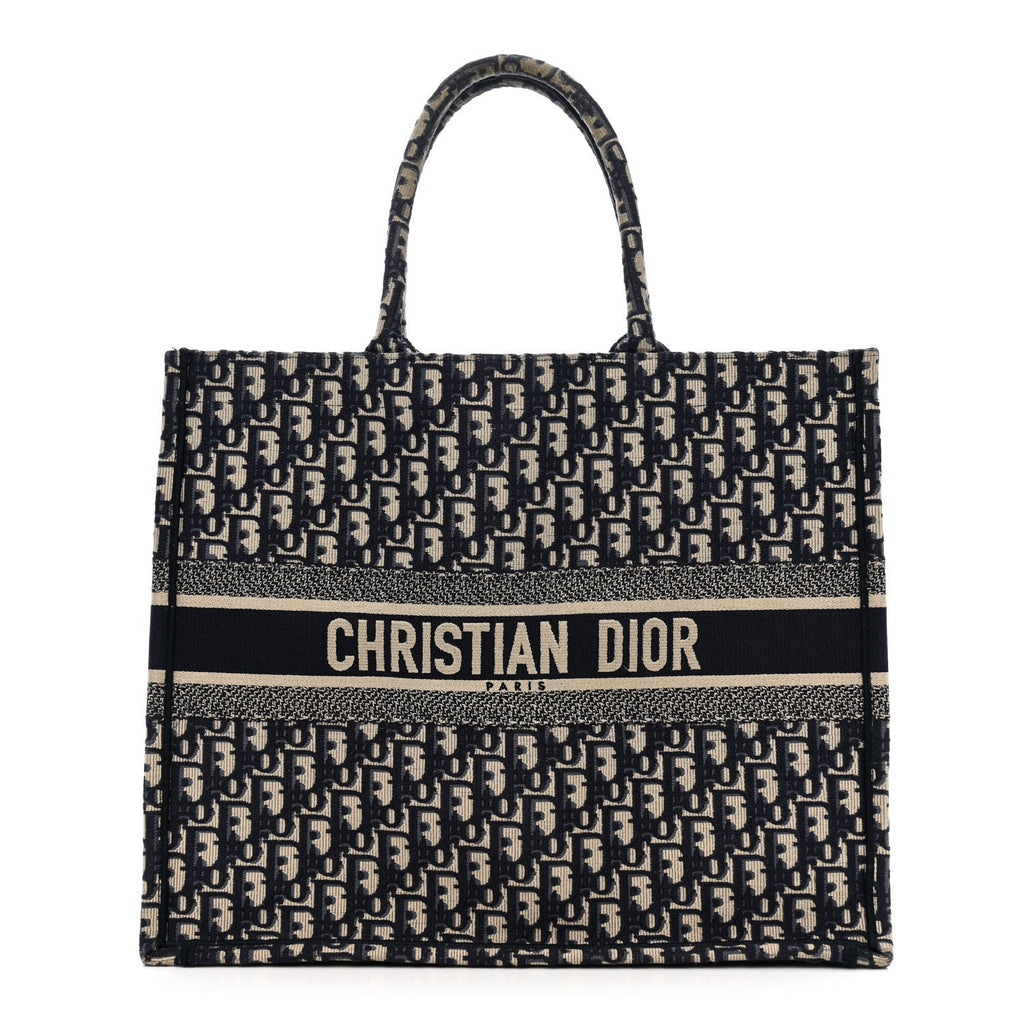 Oblique Large Book Tote Blue Multicolor