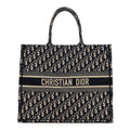 Oblique Large Book Tote Blue Multicolor