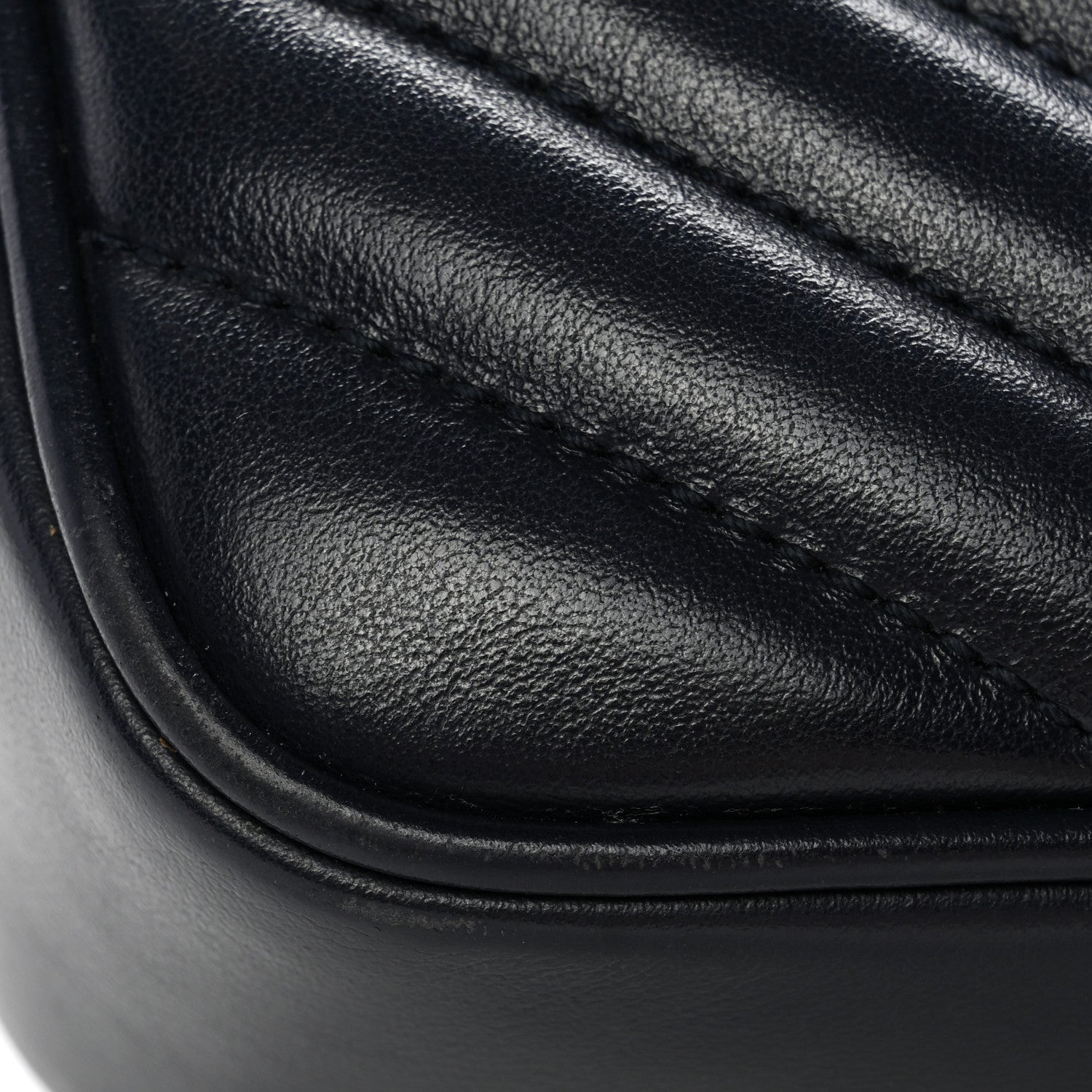 Calfskin Matelasse Monogram Lou Camera Bag Navy