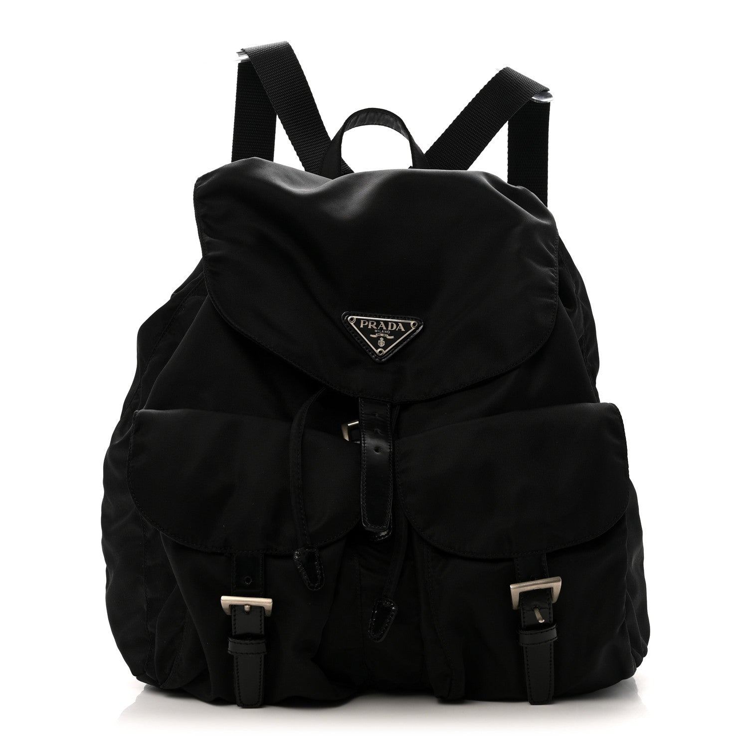 Nylon Vela Medium Backpack Black