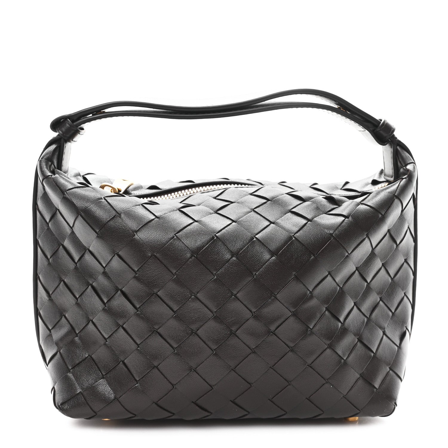 Calfskin Nappa Intrecciato Mini Wallace Fondant