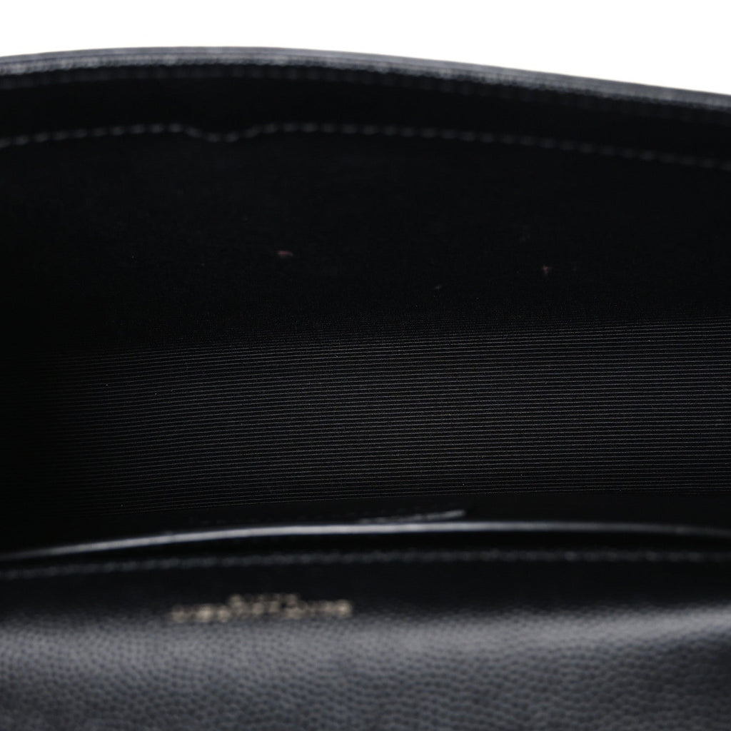 Grain De Poudre Small Monogram Monochrome Kate Satchel Black