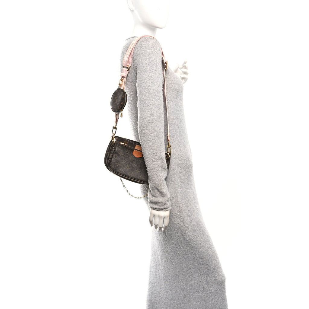 Monogram Multi Pochette Accessories Rose Clair