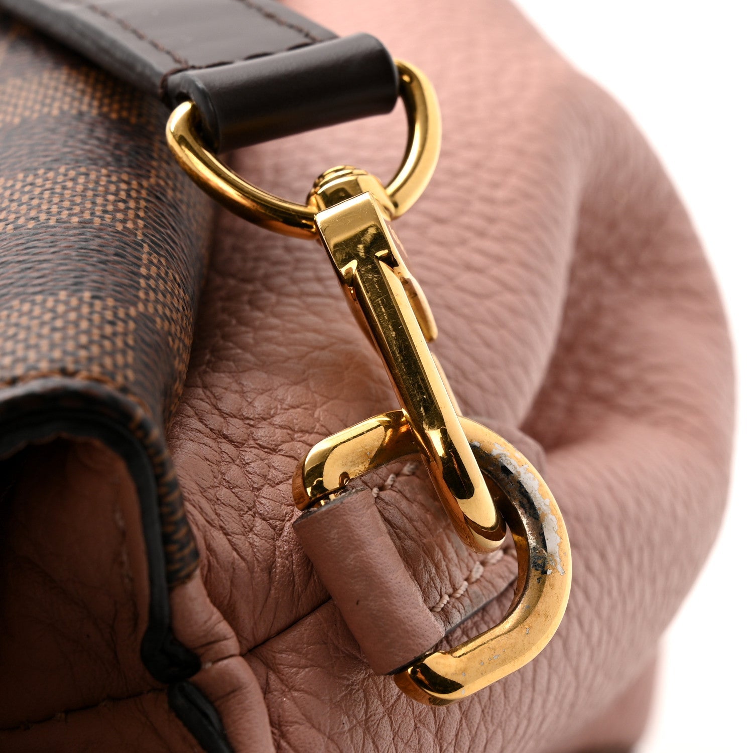 Damier Ebene Cuir Taurillon Brittany Magnolia