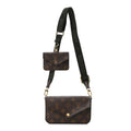 Monogram Felicie Strap & Go Kaki