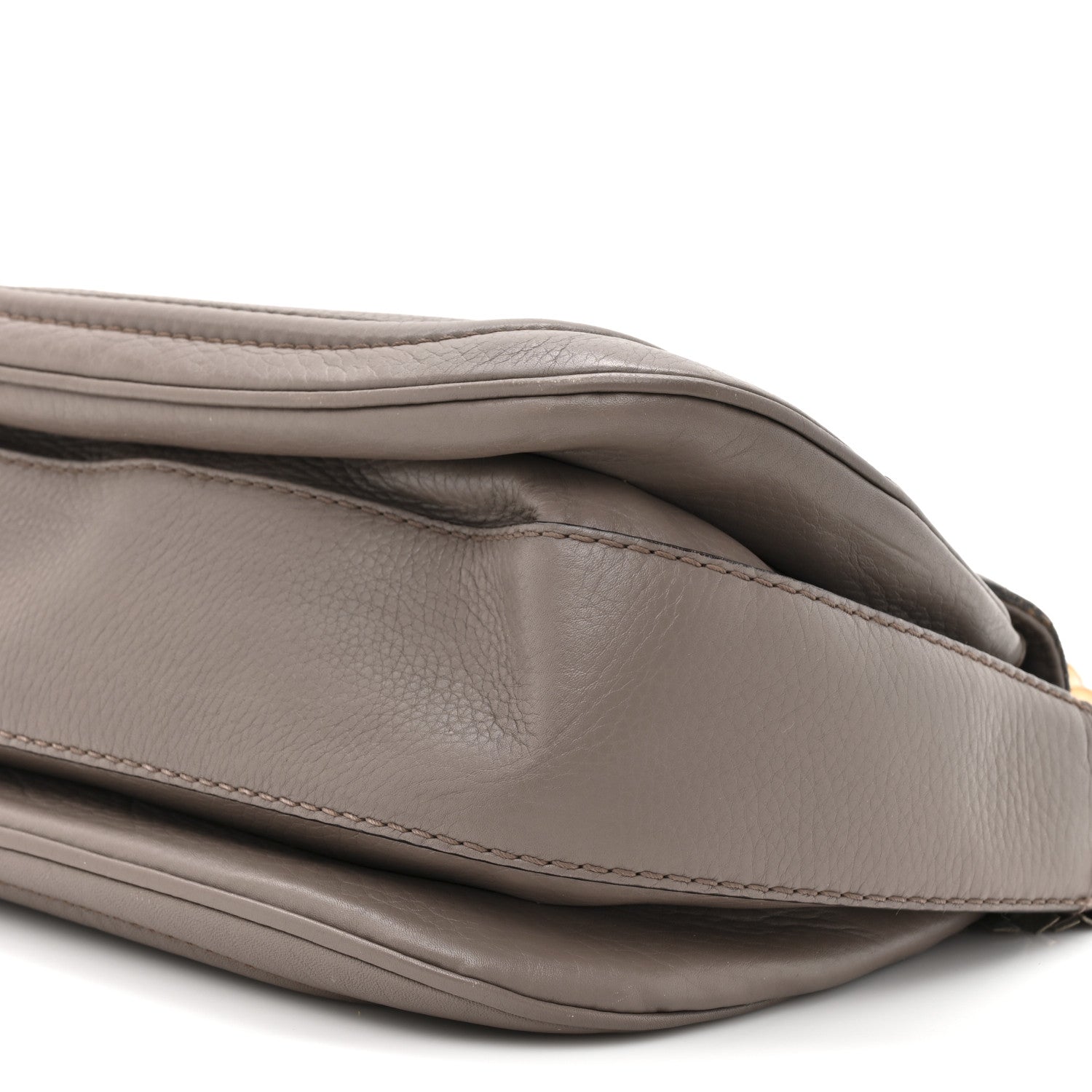 Calfskin Medium New Bamboo Top Handle Bag Mauve