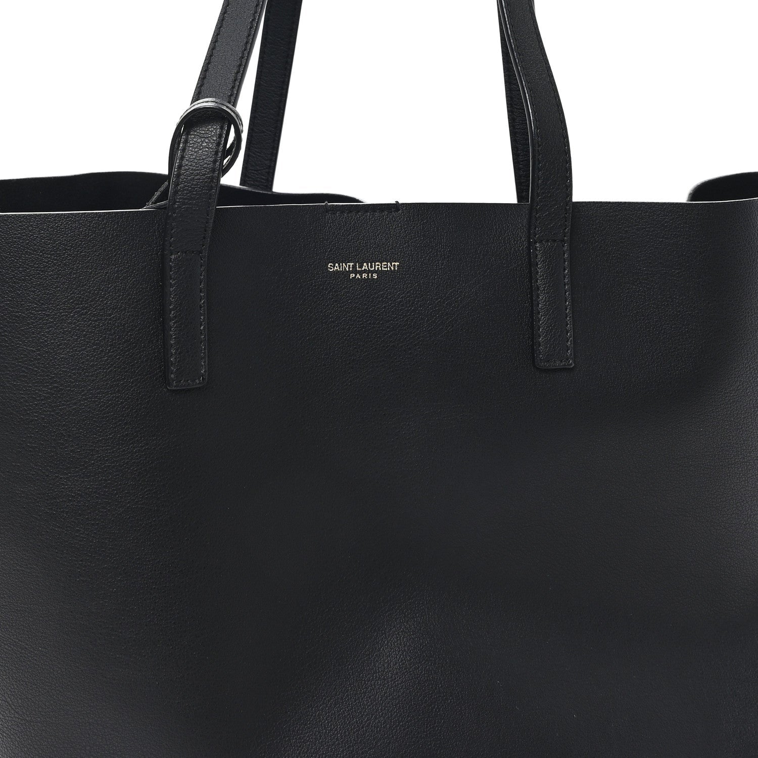 Calfskin Large Shopping Tote Black