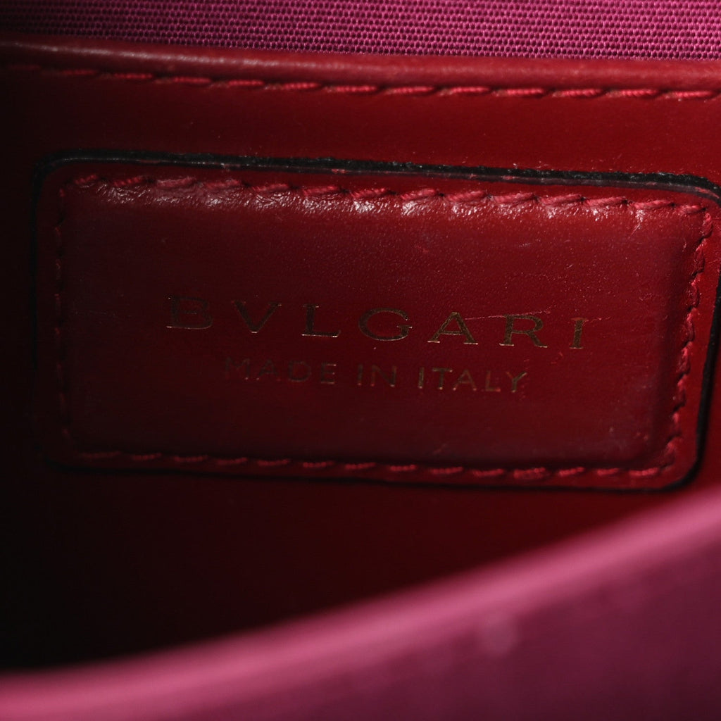 Calfskin Serpenti Forever Top Handle Red