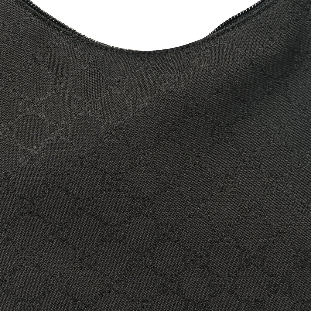 Nylon Monogram Small Hobo Black